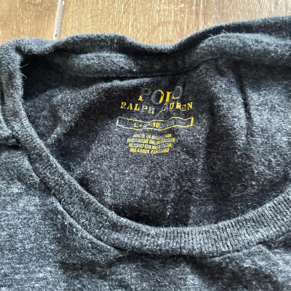 Heathered Gray Polo Ralph Lauren t-shirt men's large - Picture 2 of 5